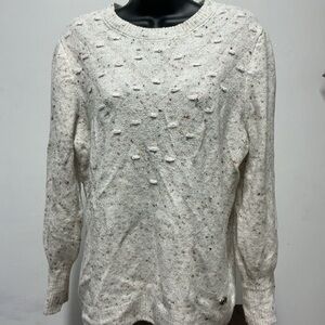 Adrienne Vittadini Speckled Knit Sweater